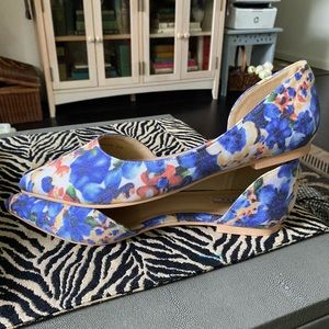 RANDA Floral Flats Size 9.5 (25.5)